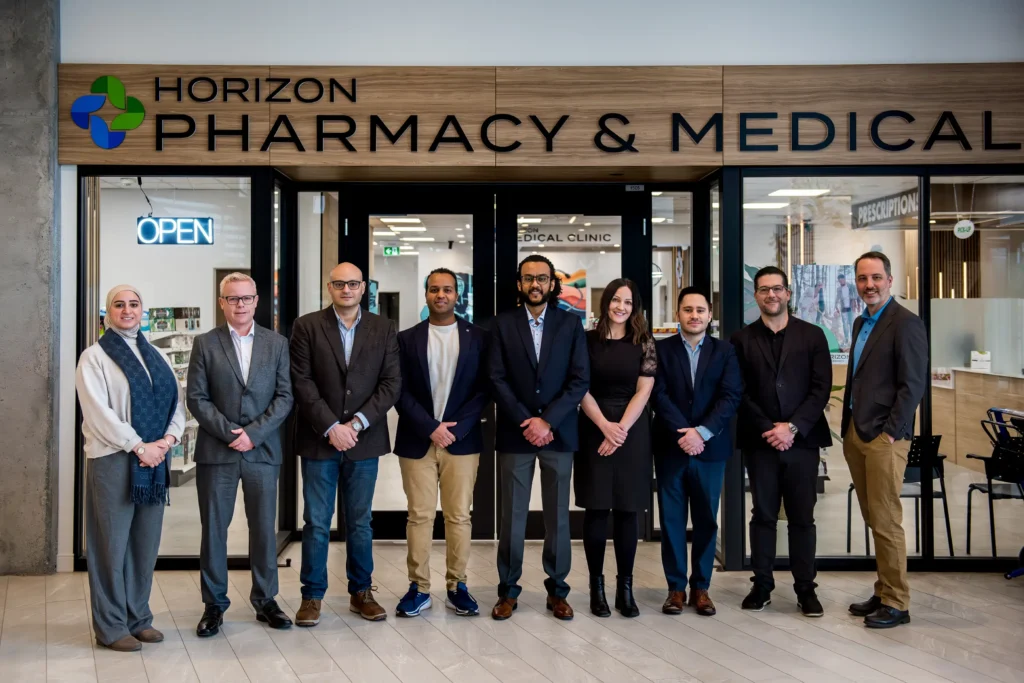 Team standing outside Horizon Pharmacy & Medical
